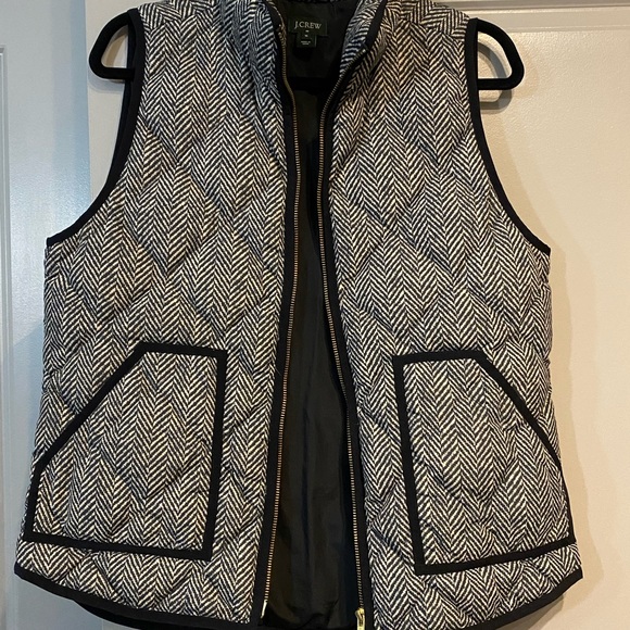 J. Crew Quilted houndstooth vest - Picture 2 of 7